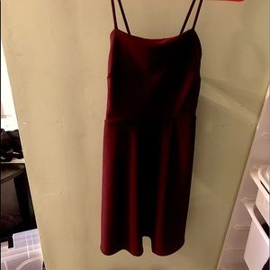 Red dinner dress
